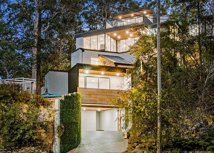 Avustralya standart prefabrik hafif çelik çerçeve ev kitleri prefabrik lüks villa