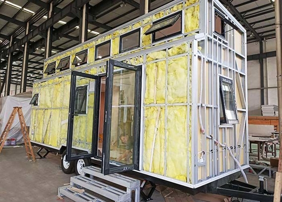 Modular Prefabricated Light Steel Structure Tiny House On Wheels Mobile Homes On Wheels For Sale