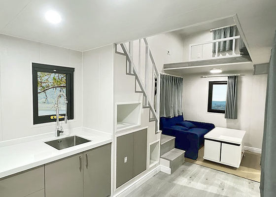 Modular Prefabricated Light Steel Structure Tiny House On Wheels