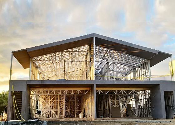 Australia Standard Prefab Houses 4 Bedrooms Home Light Villas Steel Frame House Kits