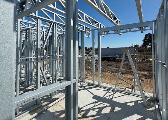 Fast Construction Prefabricated Steel Structure Single Family Home Bungalow House