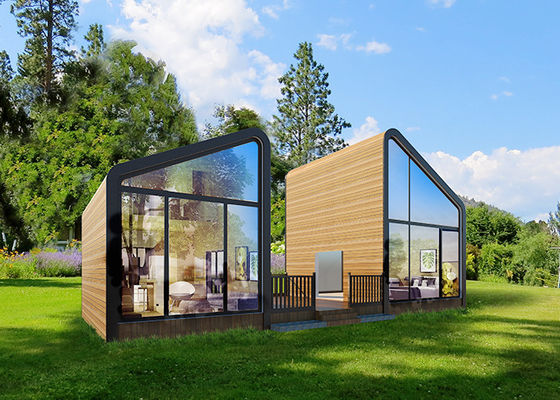 Custom Design, ISO9001 Certified Prefab Wooden Bungalow, Luxury Cabin Home