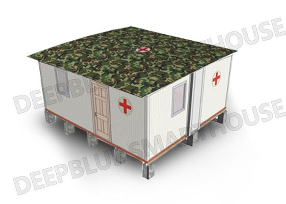 Metal Isolation House Mobile Field Housel In Quick Assemble White Color Low Cost Prefab House