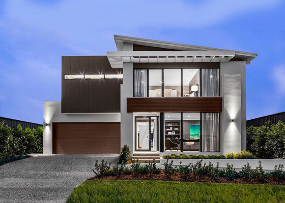 Avustralya Stander Hafif Çelik Çerçeve Projesi Prefab A Kitset Evleri Paneli