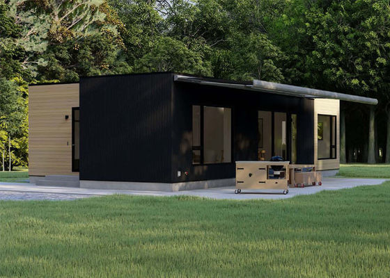 Lüks Çağdaş Bahçe Stüdyoları vinç bahçe binaları prefabrik hafif çelik bungalow evleri