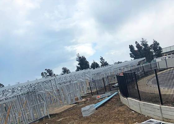 Ev Hafif Çelik Çerçeve İnşa Etmek İçin Fiber Çimento Kurulu Prefabrik Ev