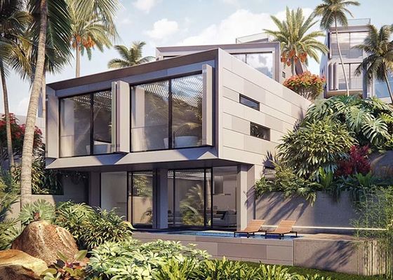 Hafif çelik çerçeve prefabrik evler katlanabilir sistem evler modern tasarım otel birimleri için