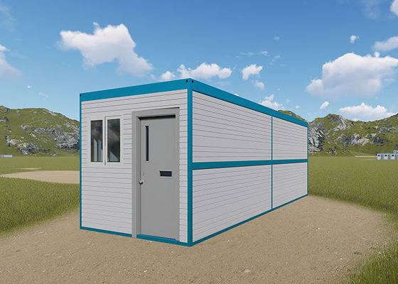 Modular Home Prefab Folding Container Houses 20FT 40FT For Affordable Emergency Shed