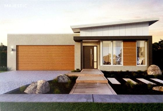 Kişiselleştirme Lüks Hafif Çelik Yapı Bungalov Tek Aile Evi