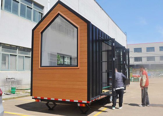 Avustralya Standart Mobil Ev Ön Yapımlı Küçük Tekerlekli Ev Yaşamak İçin Karavan