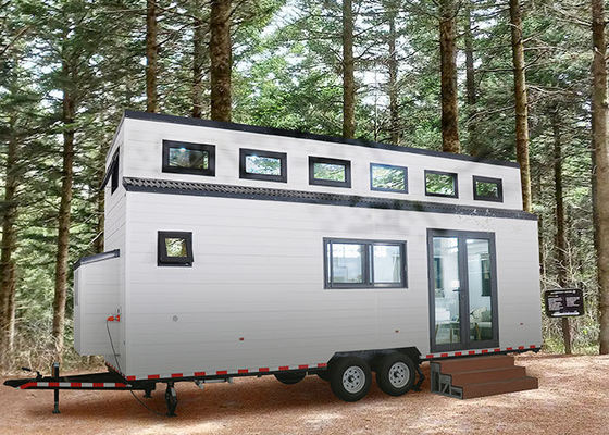 Prefabrik Tiny House Mobil Ev Tekerlekli Sıcak Satış Mobil Tiny Ev