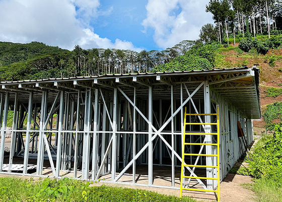 ABD/ABD Prefab Light Gauge Steel Frame Modular House Kits Yatakhaneler ve Fabrikalar için