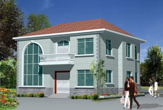 Ucuz AS4600 Hafif Ölçümlü Çelik Çerçeve Modüler Evler Modern Villa İçin Ön Yapı Ev