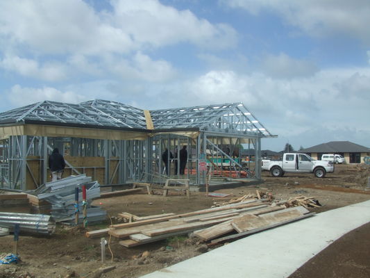 Dayanıklı Prefabrik Ev, Avustralya İçin Hafif Çelik Konstrüksiyon Evlerin Profesyonel Tasarımı