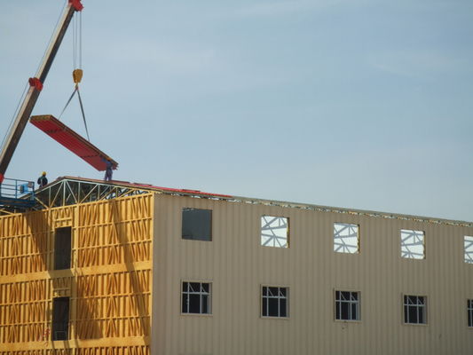 Hafif Çelik Prefabrik Ev Apartman Binaları, Taşınabilir Ev Panel Ev Kitleri