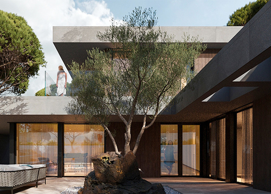 Lüks Prefabrik Ev Villa Müstakil Ev Modüler Ev Çelik Ev Ktis