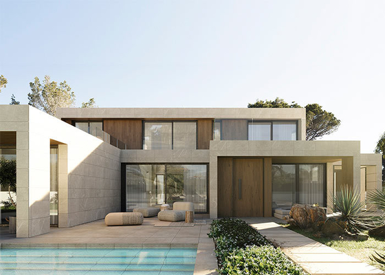 Modern Lüks Konteyner Prefabrik Casa Modüler Prefabrik Ev Villa veya Daire İçin Satılık