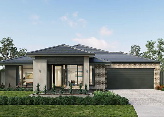 ABD Tek Aile Prefabrik Ev Modüler ve Hafif Çelik Çerçeve Ev Kitleri