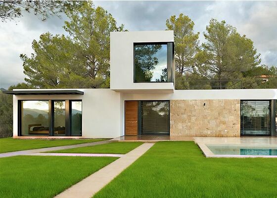 Çevre dostu paneli sistem ve popüler prefab modüler evler. AS sertifikalı malzemeler.