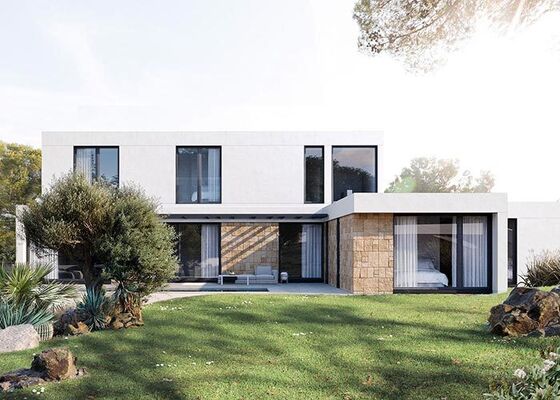 Çelik bina kitleri ABD Standart & Prefab Mansions - Lüks Özel Villa Çözümleri