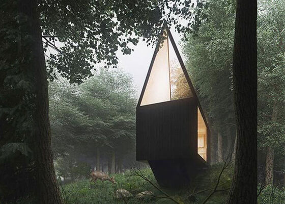 Kamp Kulübesi Yüksek Kaliteli İnşaat Malzemeleriyle Hazırlanmış Hafif Çelik Çerçeve