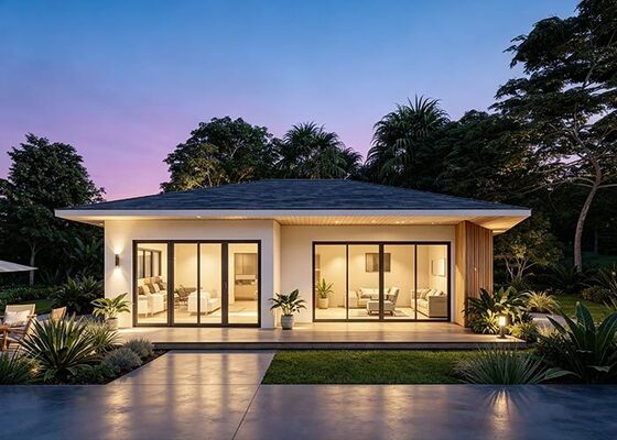 Yüksek kaliteli Lüks Modüler Prefab Evler Daire Topluluk Konut Hafif Çelik Çerçeve Yapısı