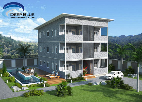 Hafif Çelik Çerçeve Yapısı Yapılandırılmış SOHO Yatak Daireleri