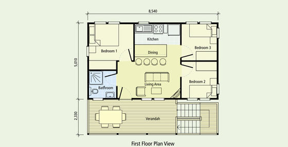 Prefabrik Hafif Çelik Yapı Plaj Bungalovları Ahşap Görünümlü Ev ahşap ev