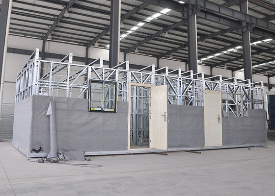 Hafif Çelik Mobil Modern Konteyner Evler Prefabrik Evler Beyaz Bir Katmanlı Ev