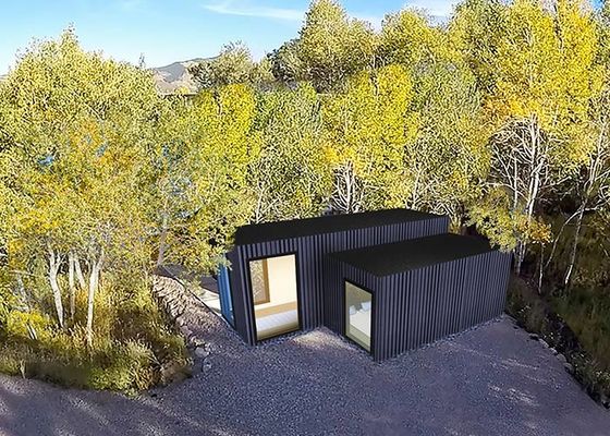 Yüksek Kaliteli Prefab Sandviç Panel Evi Çelik Yapı Prefabrik Otel Birimi