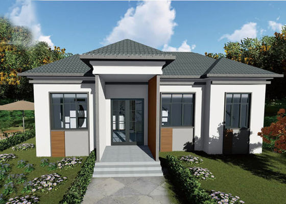 WPC Kaplama Önceden Üretilmiş Evler Siklon Korumalı Modern Prefabrik Ev Kitleri