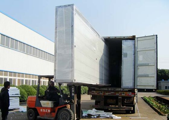 Modern Modüler Evler Hafif Çelik Çerçeveyle Yapılandırılmış Katlanabilir Evler Büyükanne Dairesini