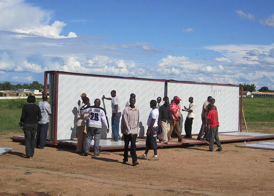 Aileler İçin Acil Barınma, Acil Konaklama İçin Taşınabilir Acil Barınma çelik çerçeve yalıtımı