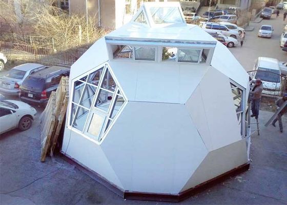 AS/NZS Standart Bungalow Prefab Küçük Evler Modern Prefab Dome Chalet Futbol Evi