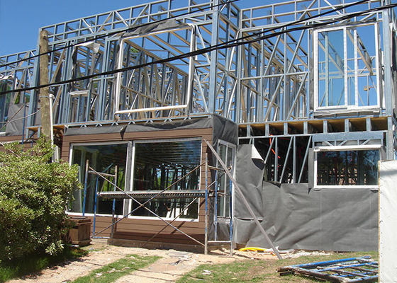 Hafif Çelik Çerçeve Taşınır Prefab 2 Katlı Modüler Evler Daire Satılıyor
