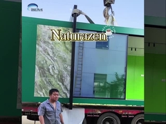 Sarı Hafif Çelik Ölçü Çerçevesi Küçük Boylu Ucuz Prefabrik Bahçe Stüdyosu