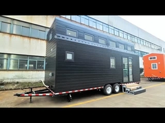 Ucuz Çelik Küçük Evler Tekerlekler Üzerinde Satılık Prefabrik Kulübeler AU/NZ