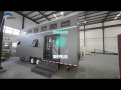 ABD Stander Ekolojik Bilinçli Yaşam ve Mimarlık Zekiliği Tekerlekli Küçük Hazırlı Ev