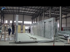 Katlanabilir taşınabilir acil durum aile barınakları lutos ev sandviç panelleri