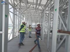 Hafif Çelik Çerçeve Hazırlanmış Evler Bahçe Stüdyosu Modern Tasarım Küçük Evler