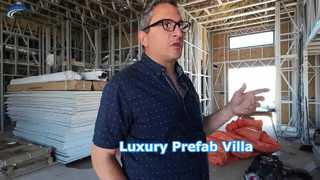 prefabrik ev lüks villa tek aile evi